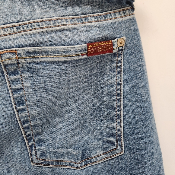 NWOT-For All Mankind Women Designer Tailorless Dojo In Heidi  Jeans Size:32 - Picture 11 of 14